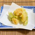 コムギ大好き's cooksnap of when they made そら豆と小エビのかき揚げ.