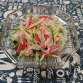 ﾁｲﾁｬﾝﾏﾏ's cooksnap of when they made 新玉ねぎとカニカマのさっぱりサラダ.