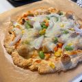 ふぉあぐら＊'s cooksnap of when they made ホットケーキミックスで☆簡単ピザ.