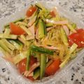 myumyu's cooksnap of when they made 具材3つで面倒ゼロ♡マロニー中華サラダ.