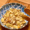 LULU♡まみ's cooksnap of when they made 美味しすぎ♡マコモダケのきんぴら.