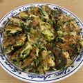 ふぅ＆かず's cooksnap of when they made チーズ白葱入＊豚肉と法蓮草のおつまみ焼き.
