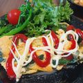 ひっこ's cooksnap of when they made 簡単♡ヘルシーわかめオムレツ♡.
