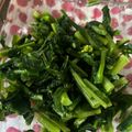 mami5san's cooksnap of when they made 野沢菜のおひたし.