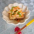 バカリャウ's cooksnap of when they made 揚げずに簡単さっぱり！木綿豆腐の南蛮漬け.