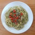 Capricorchiyo's cooksnap of when they made 香り豊か。シチリア風いわしのスパゲッティ.