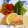 すわゆか's cooksnap of when they made ポーチドサーモンで健康的にダイエット～♪.