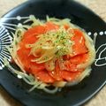 みけちゃたろう's cooksnap of when they made スモークサーモンのマリネ☆.