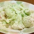 michei's cooksnap of when they made カリフラワーとたまごのカレーマヨサラダ.