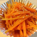 ＊まめゴマ＊'s cooksnap of when they made お弁当用★人参のごま油炒め.
