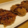 リラシャン's cooksnap of when they made 揚げないからヘルシーな豆腐入りメンチ.