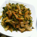 鳥フェチ's cooksnap of when they made 古漬けたくあんと大根葉のきんぴら.