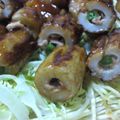 さなななん's cooksnap of when they made インゲンとツナをちくわにつめて甘辛ダレで.