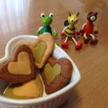 ふるーつじゃむ's cooksnap of when they made マーブルハートクッキー.