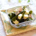 さとみわ's cooksnap of when they made コロコロチーズとわかめのおかか和え.