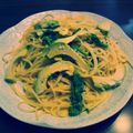 ゆーめろでぃ's cooksnap of when they made 菜の花とアボガドの柚子胡椒クリームパスタ.