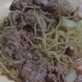 きらり流れ星's cooksnap of when they made 豚とセロリの香味たっぷり塩やきそば.