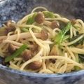 きらり流れ星's cooksnap of when they made しめじとツナの和風パスタ.