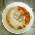 たんたん　's cooksnap of when they made チーズと卵のトマトスープ.