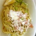 ゆり４１７'s cooksnap of when they made 生ハムとアボカドのパスタ.