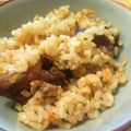 ☆ﾘﾝｺﾞ☆'s cooksnap of when they made 簡単☆炭火焼鳥で炊き込み御飯.