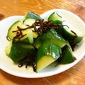 月見なっとう's cooksnap of when they made おかずにもう一品★きゅうりの塩昆布和え♪.