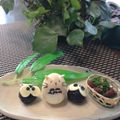 らふまりのふ's cooksnap of when they made トトロ＆まっくろくろすけ★キャラ弁おかず.