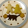 しろうさぎがすきな猫's cooksnap of when they made 星の型抜き☆マクロビクッキー.