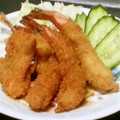 painwood's cooksnap of when they made エビフライ　卵なし.