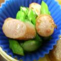 taisho0805's cooksnap of when they made アスパラガスとソーセージの炒め物.