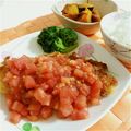 酒飲みの為のつまみ's cooksnap of when they made 揚げないでやわらか♪トマトのチキンカツ＊.