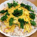 まいきーと's cooksnap of when they made 時短♪簡単♪春爛漫♪菜の花ちらし寿司.