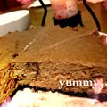 chi_☆'s cooksnap of when they made ☪リッチChoco☸NYチーズケーキ☪.