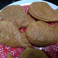 chocolate味's cooksnap of when they made たい焼き焼いた.