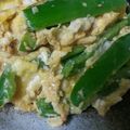 ｼｮｺﾗmode's cooksnap of when they made 農家ﾏﾏﾝの３分料理【たまごピーマン】.