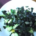 ☆しいたんママ☆'s cooksnap of when they made 簡単 ワカメと胡瓜でサラダ.