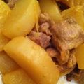 ジョージョ。's cooksnap of when they made 鶏肉と大根の味噌煮♪.