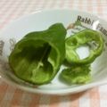 クロちゃんのママ's cooksnap of when they made 無駄なし♪ピーマンのきり方♪.