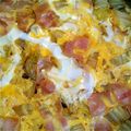 yukikabo's cooksnap of when they made 白菜とベーコンの玉子とじ.