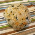 m@n@'s cooksnap of when they made 鮭フレークとわかめふりかけのおにぎり。.