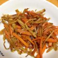 harami86's cooksnap of when they made 人参とゴボウのきんぴら.
