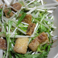 風舞空's cooksnap of when they made 超簡単♪水菜と油揚げのじゃこ和えサラダ.