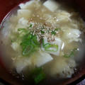 みゅうママさん's cooksnap of when they made 豆腐とカニ缶の中華風★卵スープ♪.