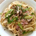 じゅーんぶらいだあ's cooksnap of when they made ダイエットに！キノコで嵩増し！和風パスタ.