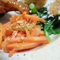 howaiku's cooksnap of when they made 人参のきんぴら.