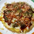 akimidori's cooksnap of when they made 絶品お好み焼き.