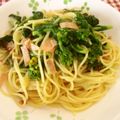 ムームーマン's cooksnap of when they made 手早く☆菜の花のオイルパスタ.