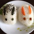 ぱむぽっぷん's cooksnap of when they made うさぎのおにぎり(キャラ弁＆おせち）.