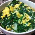 ｊkemumaki's cooksnap of when they made ❦ニラ卵丼❦.