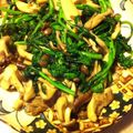 inosaka39's cooksnap of when they made きのこと菜の花の中華風炒め.